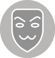 icono de vector de máscara de hacker