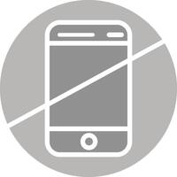 No Cell Phones Vector Icon