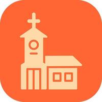 Building Church Vector Icon