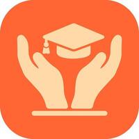 Education Insurance Vector Icon