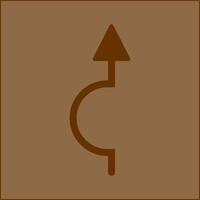 Arrow Pointing Up Vector Icon