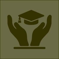 Education Insurance Vector Icon