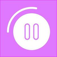 Pause Button Vector Icon