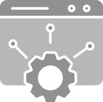 icono de vector de configuración web