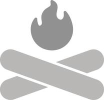 Camp Fire Vector Icon