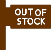 Out of Stock Vector Icon