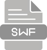 icono de vector de swf