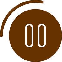 Pause Button Vector Icon