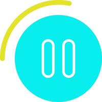 Pause Button Vector Icon