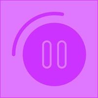 Pause Button Vector Icon