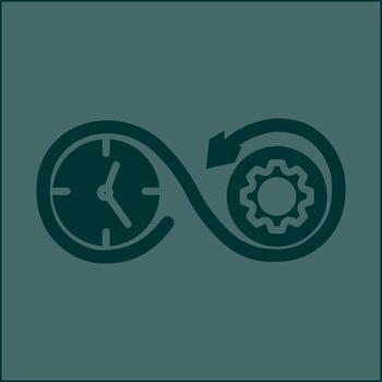 Time Optimization Vector Icon