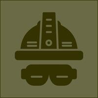 Glasses And Helmet Vector Icon