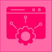 Web Setting Vector Icon