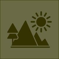 Mountain Vector Icon