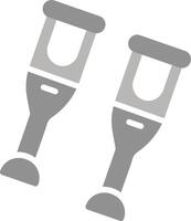 Crutches Vector Icon