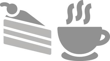 icono de vector de café servido