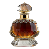 AI generated 3D Rendering of a Perfume Bottle on Transparent Background - Ai Generated png