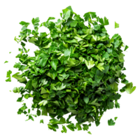 AI generated 3D Rendering of a Chopped Parsley on Transparent Background - Ai Generated png