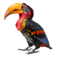 ai généré 3d le rendu de une toco toucan sur transparent Contexte - ai généré png