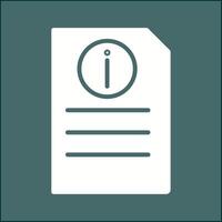 Information Document Vector Icon