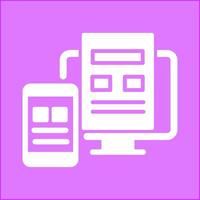 Adaptive Layout Vector Icon