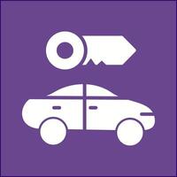 Rent a Car Vector Icon