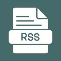 icono de vector de rss