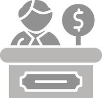 Cashier Vector Icon