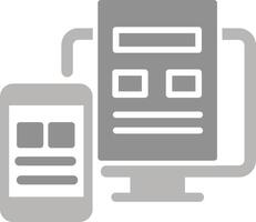 Adaptive Layout Vector Icon
