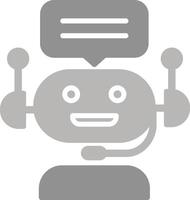 icono de vector de bot de chat