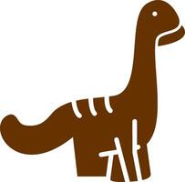 icono de vector de dinosaurio