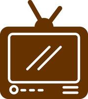 Television Broadcast Vector Icon