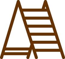 icono de vector de escalera