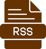 icono de vector de rss