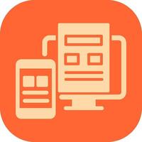Adaptive Layout Vector Icon
