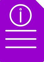 Information Document Vector Icon