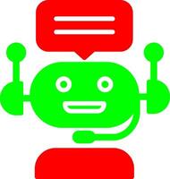 Chat Bot Vector Icon