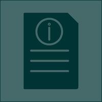 Information Document Vector Icon