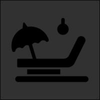 Beach Vector Icon