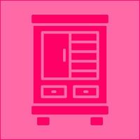 Shelves Cabinet Vector Icon