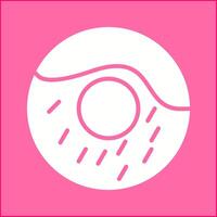 Cream Doughnut Vector Icon