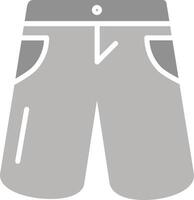 icono de vector de pantalones cortos