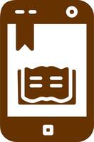 icono de vector de ebook