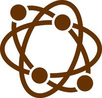 Atomic Structure Vector Icon