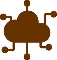 Cloud Computing Vector Icon