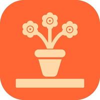 Flower Pot Vector Icon