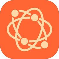 Atomic Structure Vector Icon