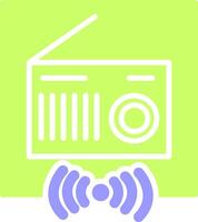 icono de vector de radio