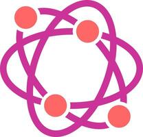 Atomic Structure Vector Icon