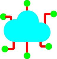 Cloud Computing Vector Icon